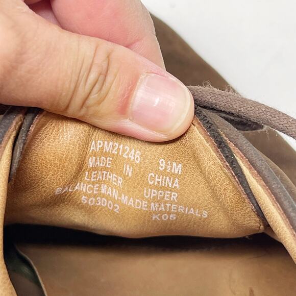Rockport 9.5 Brown Suede Leather Northfield Waterproof Derby Oxford Vibram Sole main image 5